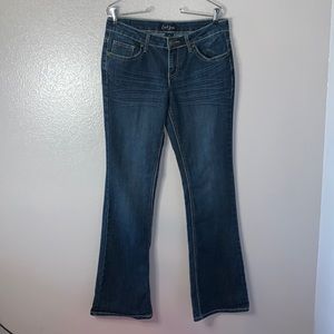 Earl Jean blue casual bootcut jeans
